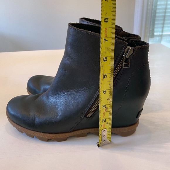 Sorel Joan Of Arctic Wedge II Zipper Bootie Women's Size 9.5 US Brown NL3766-205 - Picture 11 of 11